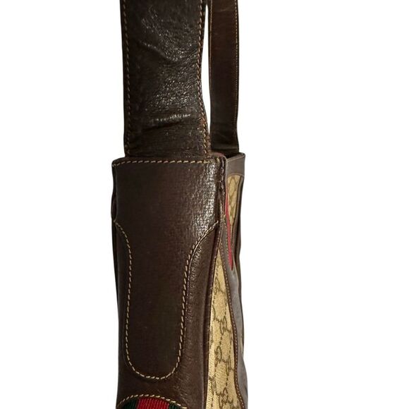 Gucci Brown and Gold Shoulder Bag - Picture 10 of 15